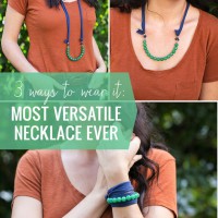 How-To: Easy Necklace That Can Be Worn in 3 Ways