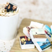 Marshmallows With Instagram Photos Printed On Them