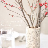 How-To: DIY Birch Wood Vase