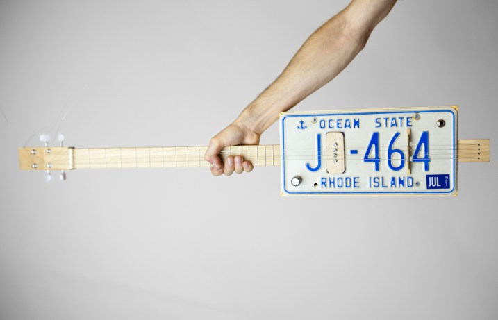 License Plate Guitar
