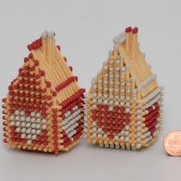 Vitalijs Markuns’ Traditional Matchstick Houses