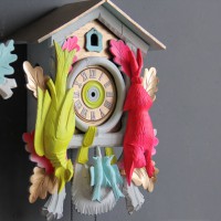 Neon Cuckoo Clocks