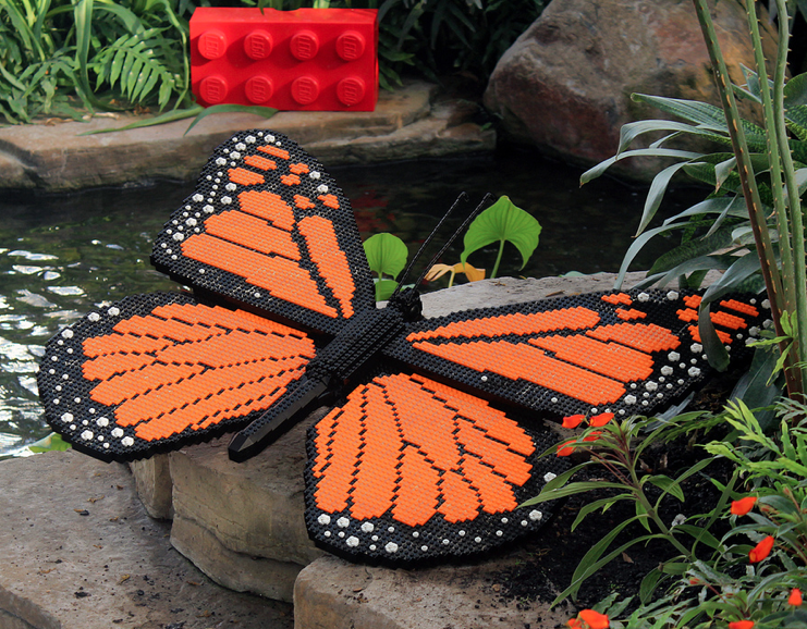 Lego Monarch Butterfly Looks Ready To Fly Away