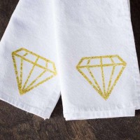 Handmade Gift Idea: Diamond Napkins