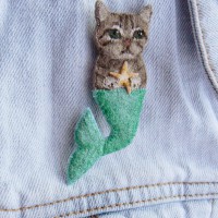 How-To: Felt Mercat Brooch