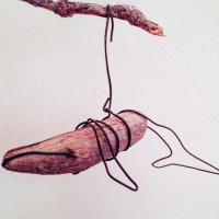 A Driftwood Whale Ornament for a Found-Objects Tree