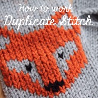 Knitting Tip: Add Custom Embroidery to Knits with Duplicate Stitch