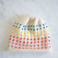 How-To: Knit Button Candy Hat