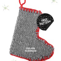 Knitted Christmas Stocking Pattern