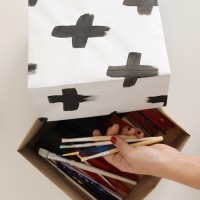 Abstract Art Storage Boxes