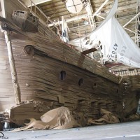 Life-Sized Pirate Ship from Cardboard