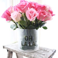 How-To: Frosted Phrase Vase