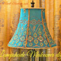 How-To: Metal Frame Lampshade Makeover