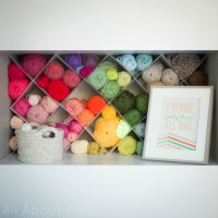 How-To: DIY Yarn Storage Shelving Inserts