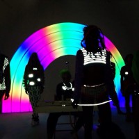 LED Rainbows and Knitting Machines at NY Fashion Week 2014