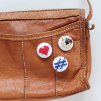 How-To: Instagram-Inspired Cross-Stitch Buttons