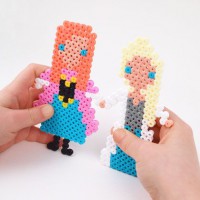 How-To: Frozen-Inspired Perler Bead Dolls