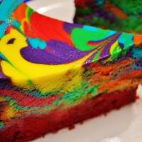 How-To: Tie-Dye Cheesecake