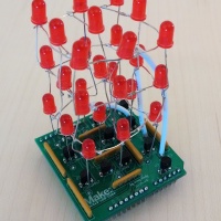 Build the 3x3x3 LED Cube Arduino Shield