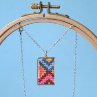 Flashback: Cross-Stitch Pendant