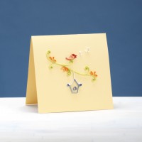 Pretty Quilled Cards Project Excerpt: Songbird Greeting