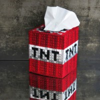 How-To: Minecraft-Inspired TNT Tissue Box Cover