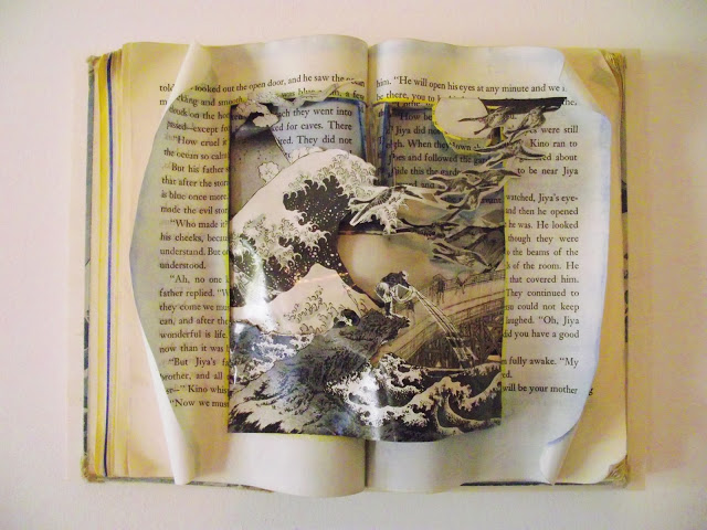 Altered Book Sculptural Wall Hangings Make: