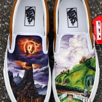 Hand Painted Lord Of The Rings Shoes