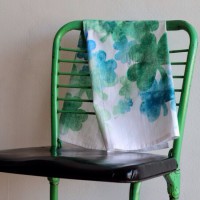 How-To: Falling Shamrock Tea Towel