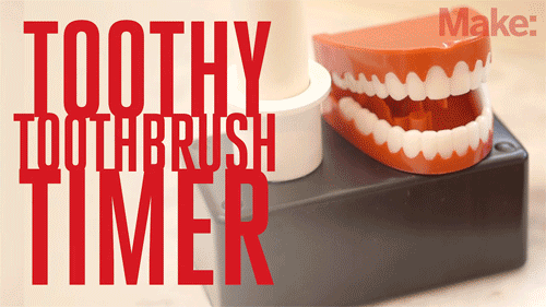 Brighten Your Smile with Weekend Projects and the Toothy Toothbrush Timer