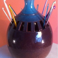 Ceramic Crochet Hook Holder