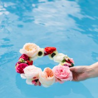 How-To: Geometric Floating Flower Wreath