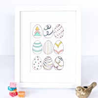 How-To: DIY Easter Egg Wall Art