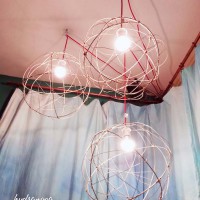 How-To: DIY Wire Ball Pendant Lamps