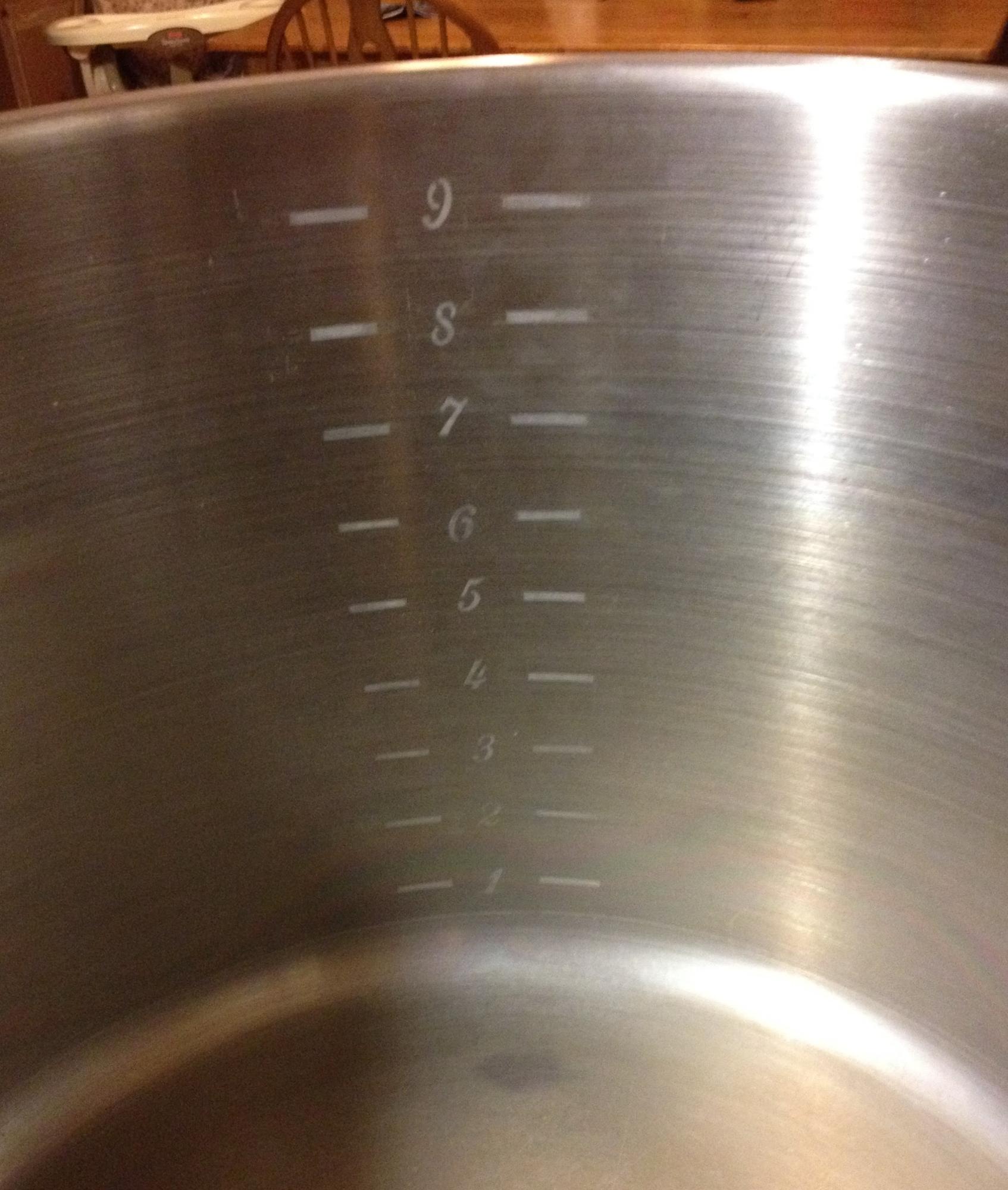 Etching Permanent Volume Markings on a Kettle