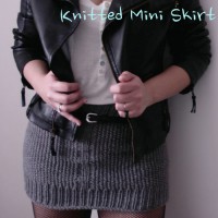 How-To: Knitted Mini Skirt