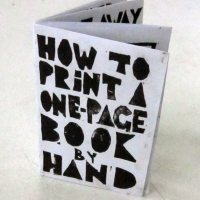 How to Print a One-Page Book by Hand