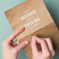 How-To: Make A Notebook From a Paper Bag