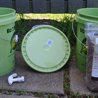 Double Bucket Bokashi Compost