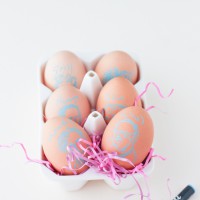 DIY Pastel Portrait Easter Eggs