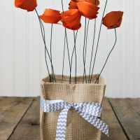 How-To: Paper Flower Centerpiece