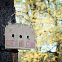 The Tiny Grand Budapest Hotel Birdhouse