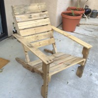 Wooden Pallet Patio Chairs