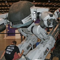 Building Up to Maker Faire, Shawn Thorsson Brings ED-209 to Life: The Grand Reveal