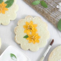 Recipe: Flower and Herb Shortbread Cookies