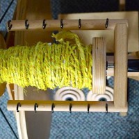 Reader Test: Spinning Fabric Twine on a Spinning Wheel