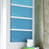 How-To: Giant Paint Chip Wall Art