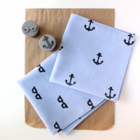 Father’s Day Project: Hand-Stamped Handkerchief