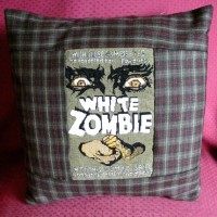 Cross-Stitched Horror Movie Poster Cushions