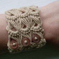 Crochet Inspiration: Broomstick Lace Bracelet